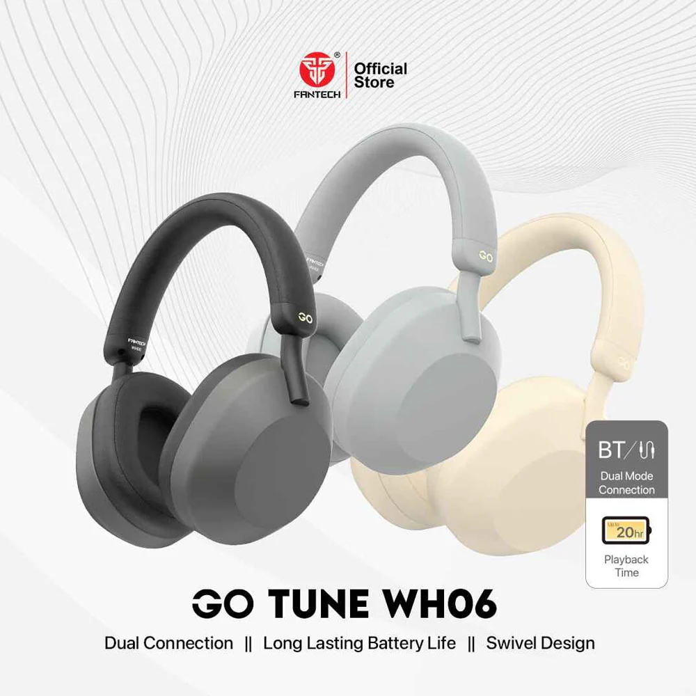 Fantech WH06 Go Tune Wired & Wireless Blutooth Headset Fantech WH06 Go Tune Wired & Wireless Blutooth Headset